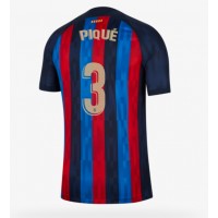 Dres Barcelona Gerard Pique #3 Domaci 2022-23 Kratak Rukav